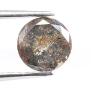 0.86 Ct natural round cut brown diamond loose, perfect for custom engagement rings and fine jewelry