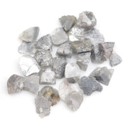 grey natural diamond in an uncut irregular form for jewelry design and custom creations