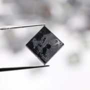 49.95 Ct lab grown rough black diamond raw uncut CVD crystal fancy black diamond for jewelry making rustic loose lab created diamond