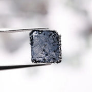 49.95 Ct lab grown rough black diamond raw uncut CVD crystal fancy black diamond for jewelry making rustic loose lab created diamond