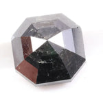 1.81 Ct Asscher cut black diamond loose, premium natural fancy diamond perfect for engagement or custom ring