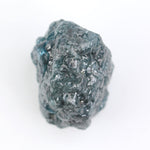 blue colour rough diamond engagement ring