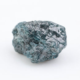 blue colour rough diamond engagement ring