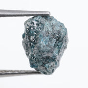 blue colour rough diamond engagement ring