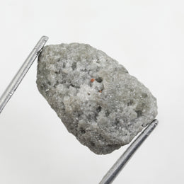 grey colour rough herkimer diamond with rough grey diamond display