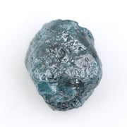 blue colour rough cut diamond necklace