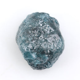 blue colour rough cut diamond necklace