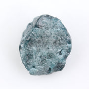 blue colour rough cut diamond necklace