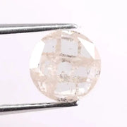 1.13 Ct Light Brown Round Lab Grown Diamond Lab Created Diamond For Wedding Necklace