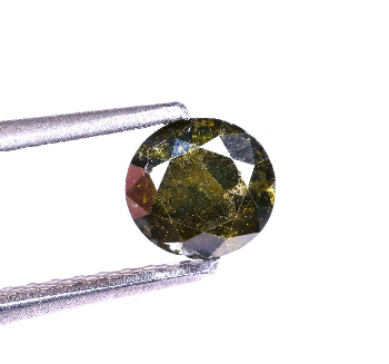 2.72 Carat Natural Round Cut Salt And Pepper Loose Diamond For Jewellery