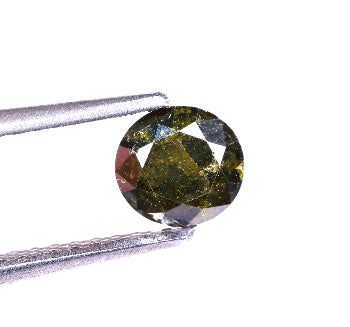 2.72 Carat Natural Round Cut Salt And Pepper Loose Diamond For Jewellery