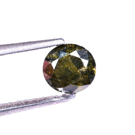 2.72 Carat Natural Round Cut Salt And Pepper Loose Diamond For Jewellery