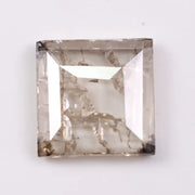 elegant 1.93 Ct white Square lab grown diamond loose stone for custom ring design