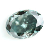 0.44 Ct oval cut fancy blue lab grown diamond loose stone with brilliant sparkle, ideal for engagement or wedding ring jewelry.
