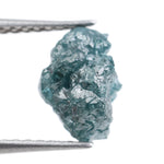 blue colour rough lab grown diamonds