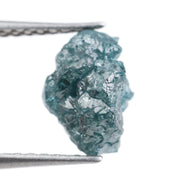 blue colour rough lab grown diamonds