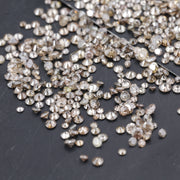 0.80-2.2 mm bright brown natural diamond round cut vs1 natural diamond