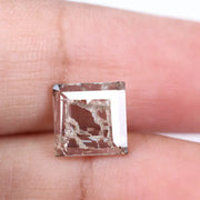 elegant 1.93 Ct white Square lab grown diamond loose stone for custom ring design