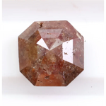 1.15 ct natural brown asscher cut diamond loose gemstone with step facets for engagement ring or custom jewelry