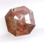 1.15 ct natural brown asscher cut diamond loose gemstone with step facets for engagement ring or custom jewelry