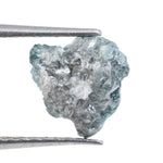 blue colour raw rough diamonds and raw diamond rocks