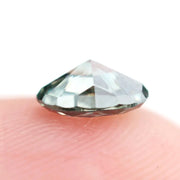0.44 Ct oval cut fancy blue lab grown diamond loose stone with brilliant sparkle, ideal for engagement or wedding ring jewelry.