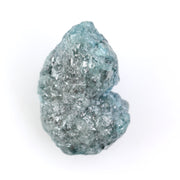 blue colour diamond raw form with large raw diamond