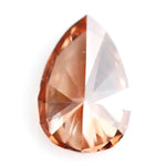 0.52 Ct pear cut green lab created diamond with brilliant shine loose gemstone for bridal ring or custom jewelry design.