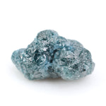 blue colour diamond raw form with large raw diamond