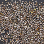 2.4–4 mm fancy brown natural diamond round cut SI diamond, natural brown diamond