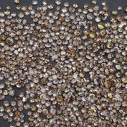 0.80-2.2 mm fancy brown natural diamond round cut si2 natural diamond