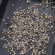 0.80-2.2 mm fancy brown round cut natural vs-si loose diamond