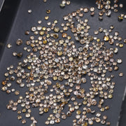2.4–4 mm fancy brown natural diamond round cut SI diamond, natural brown diamond