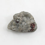 grey & orange rough herkimer diamond rough grey diamond