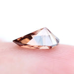 0.52 Ct pear cut green lab created diamond with brilliant shine loose gemstone for bridal ring or custom jewelry design.