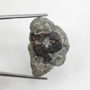 grey & orange rough herkimer diamond rough grey diamond