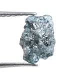 blue colour raw uncut blue diamonds