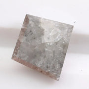 0.85 Ct natural gray kite cut diamond loose gemstone with unique geometric shape for custom ring or pendant design