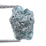 blue colour raw uncut blue diamonds