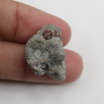 grey & orange rough herkimer diamond rough grey diamond
