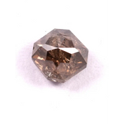 0.37 Ct Asscher Cut Brown Fancy Natural Earth Mined Antique Shape Loose Diamond for Custom Engagement Ring