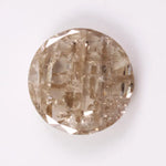 premium 1.05 Ct white & Brown  round cut lab grown diamond with clean brilliant facets