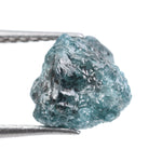 blue colour rough raw uncut diamonds