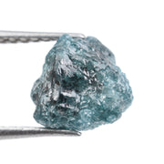blue colour rough raw uncut diamonds
