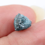 blue colour rough raw uncut diamonds