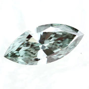 0.76 Ct marquise cut blue lab grown diamond loose stone, fancy blue lab created diamond for bridal ring or custom jewelry design.