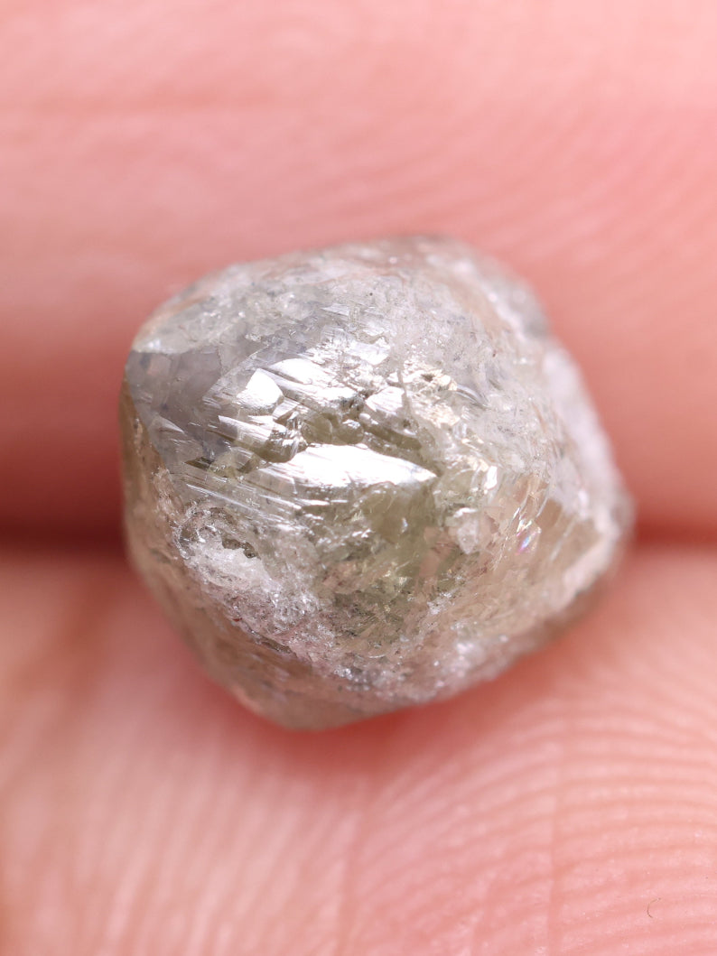 Shop - Natural Uncut Grey Diamond 2.09 Carat Rough Diamond ( 7.42*6.87*5.99 )