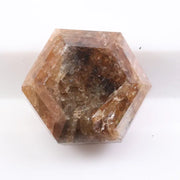 1.50 carat natural brown hexagon cut loose diamond with brilliant facets ideal for custom ring, pendant or fine jewelry