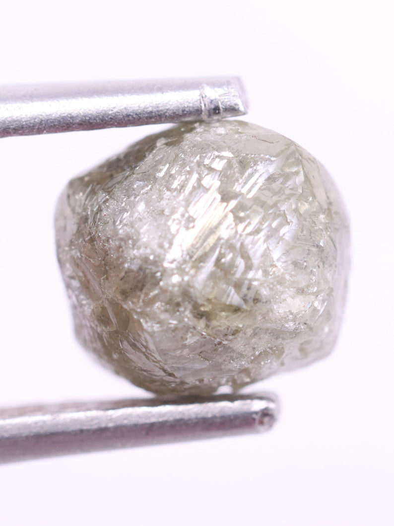 Shop - Natural Uncut Grey Diamond 2.09 Carat Rough Diamond ( 7.42*6.87*5.99 )