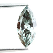 0.76 Ct marquise cut blue lab grown diamond loose stone, fancy blue lab created diamond for bridal ring or custom jewelry design.